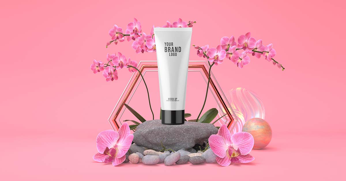 Tải Mẫu Mockup Mỹ phẩm PSD Miễn Phí 2021