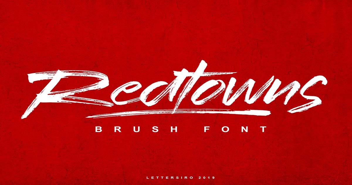Font Việt Hóa SVN- Redtowns Thiết Kế Từ Bút Lông Tuyệt Đẹp