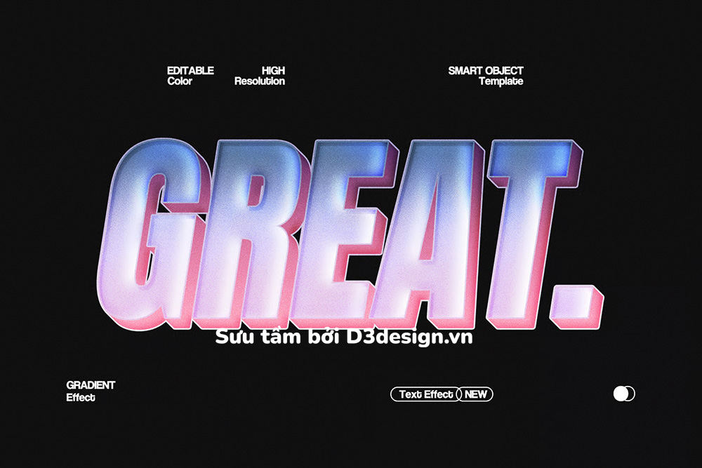 Tan Text Effect D3Design - Tải 6 Text Effect Siêu Đẹp, Cực Chất Lượng Dành Cho Designer
