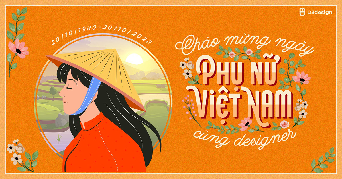 Tải 10 File PSD/EPS Top 10 Bài Cuộc Thi Banner Ngày Phụ Nữ Việt Nam 2023