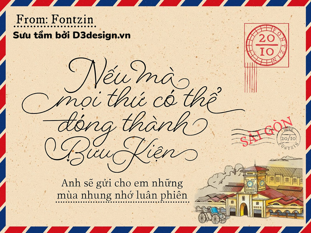D3Design - Font Việt Hóa - Beloved Script Mang Phong Cách Cổ Điển Của ...