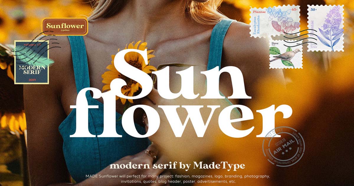 Font Việt Hóa SVN - Sunflower Mang Phong Cách Cổ Điển