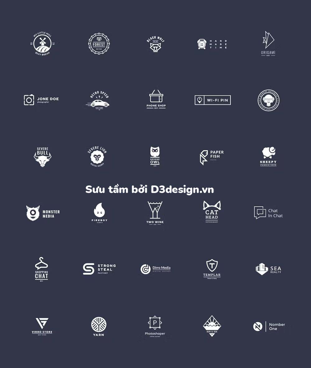 D3Design - Tải Logo Miễn Phí Bộ 60 Thiết Kế Logo Tuyệt Đẹp Dành ...