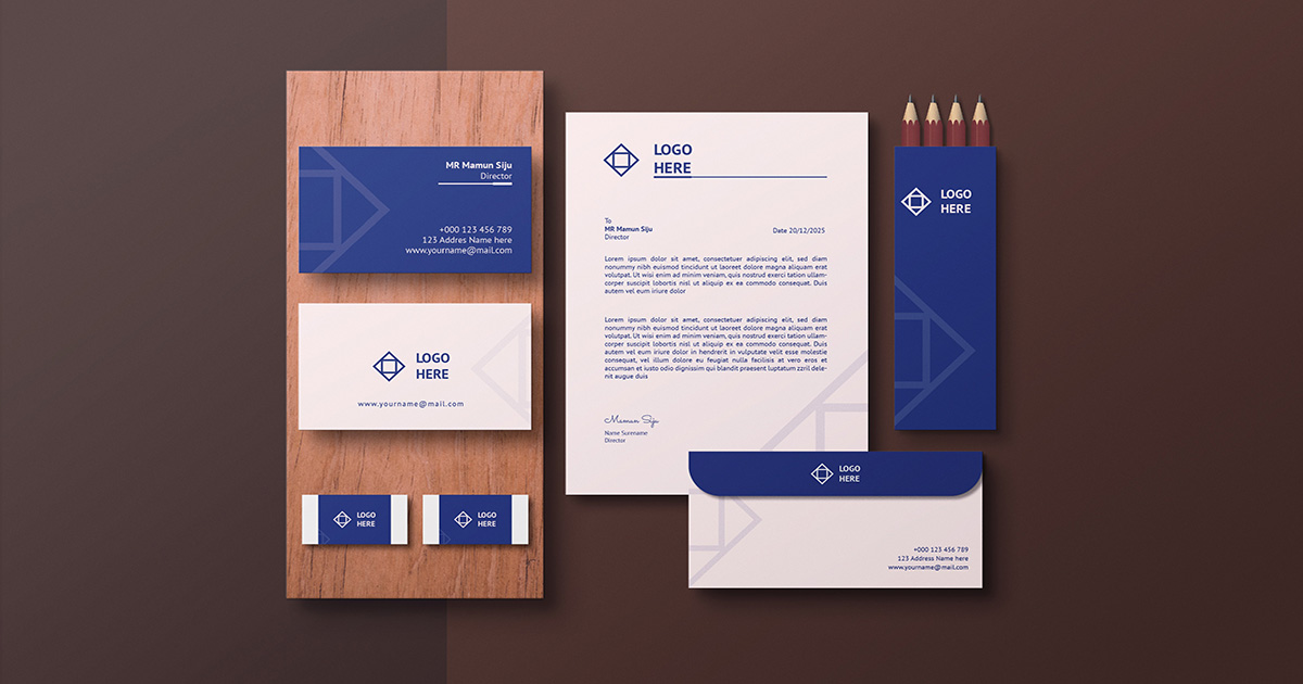 Tải 10+ Mockup Nhận Diện Thương Hiệu Cực Đẹp, Chuyên Nghiệp 