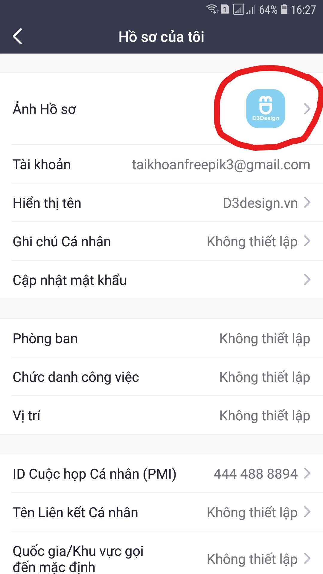 Bạn muốn đổi ảnh đại diện trên cả điện thoại và máy tính? D3Design chính là lựa chọn tốt nhất dành cho bạn! Với những thiết kế độc đáo và chất lượng cao, D3Design mang đến sự tinh tế và chuyên nghiệp cho hình ảnh đại diện của bạn. Hãy truy cập ngay và thưởng thức sản phẩm tuyệt vời của D3Design nhé!