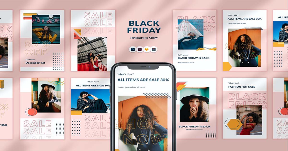 Tải Miễn Phí 10 Template Cực Chất Lượng Chủ Đề Black Friday Có Chọn Lọc